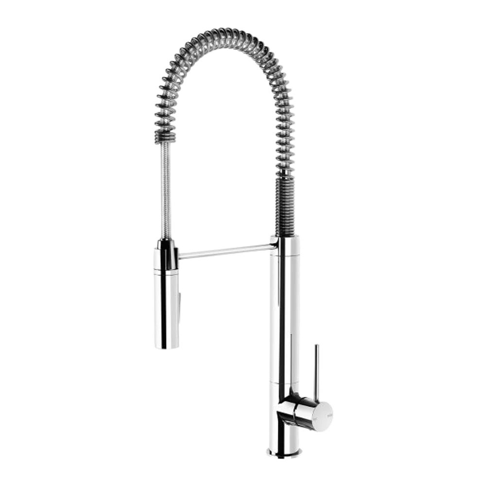 Phoenix Vivid Slimline Tall Spring Sink Mixer 200mm Chrome - Image 3