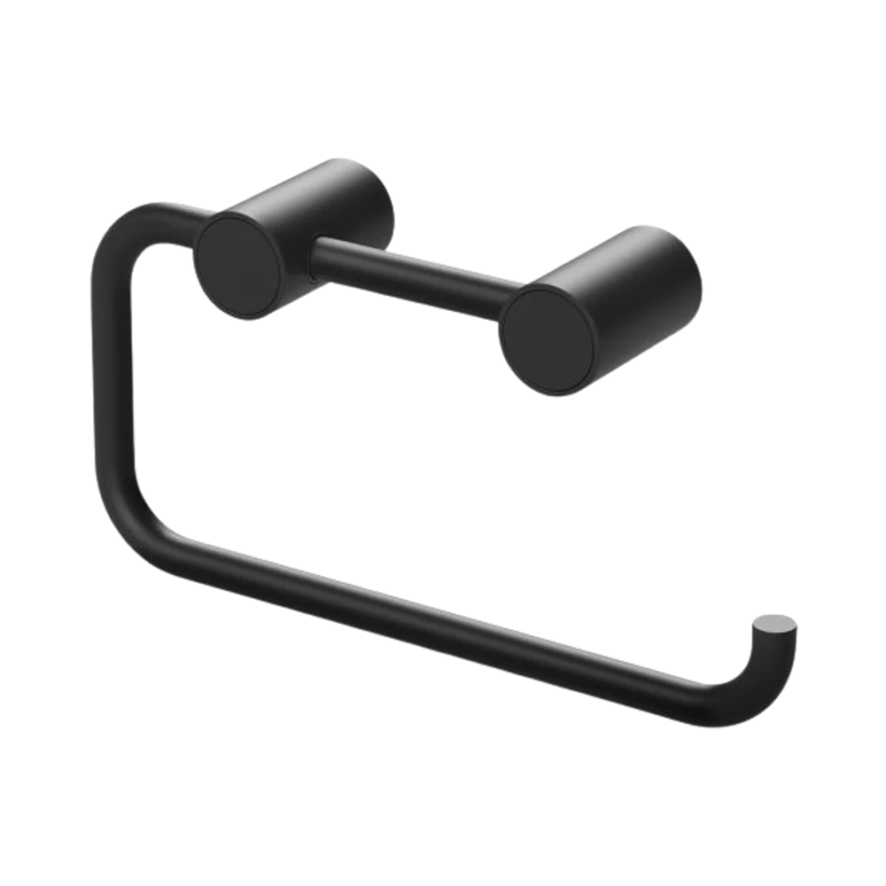 Phoenix Vivid Slimline Toilet Roll Holder Matte Black - Image 3