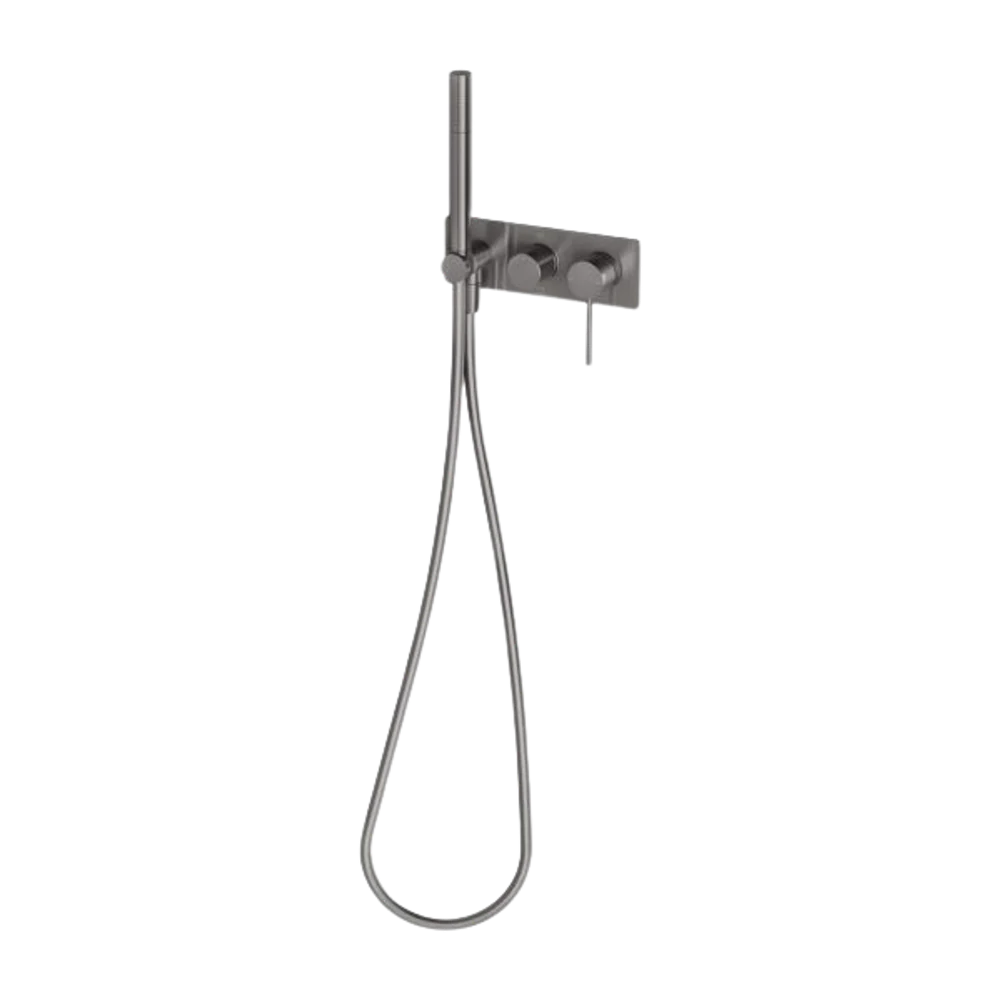 Phoenix Vivid Slimline Wall Shower System Brushed Carbon - Image 3