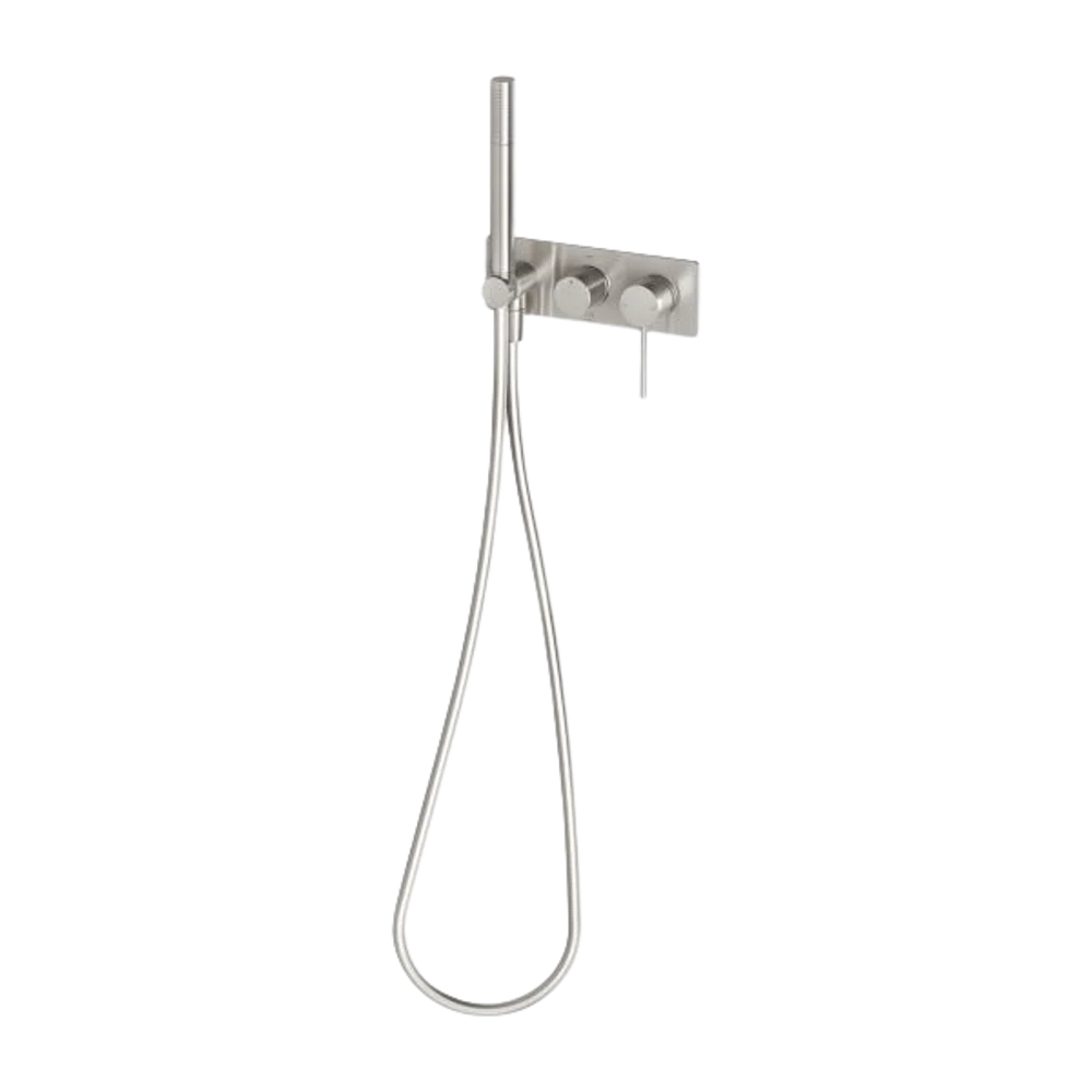 Phoenix Vivid Slimline Wall Shower System Brushed Nickel - Image 3