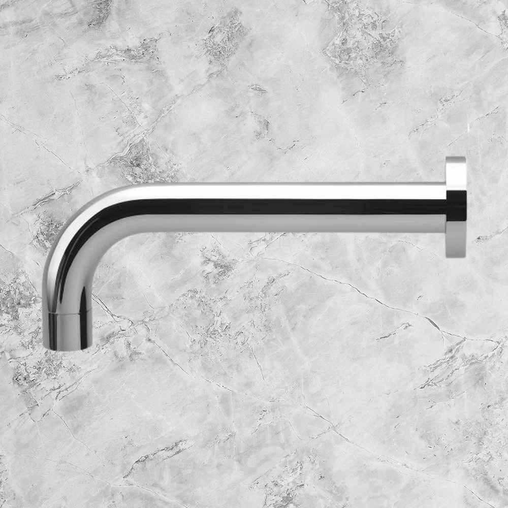 Phoenix Vivid Wall Basin Outlet 200mm Curved Chrome - Image 2