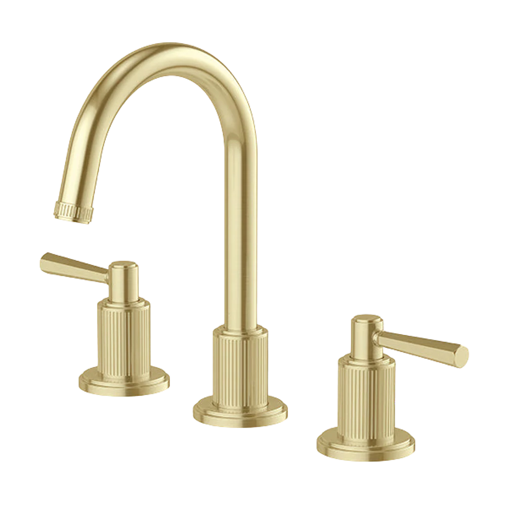 Phoenix Wiltern Basin Set Brushed Gold - Image 3