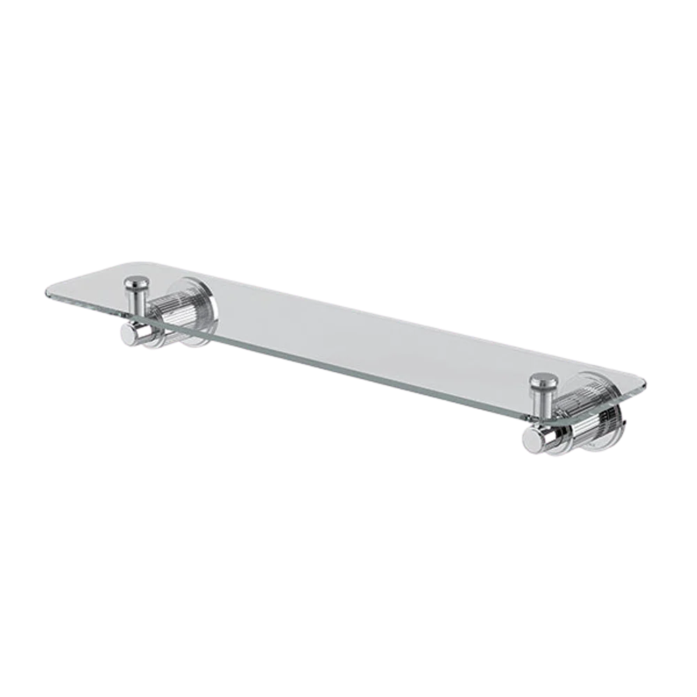 Phoenix Wiltern Glass Shelf 450mm Chrome - Image 3