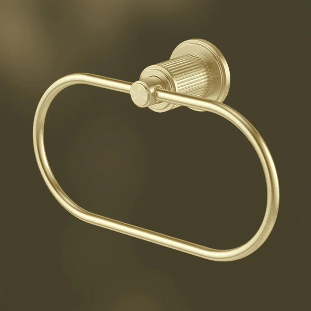 Phoenix Wiltern Hand Towel Holder Brushed Gold - Image 2