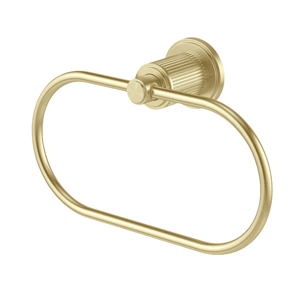 Phoenix Wiltern Hand Towel Holder Brushed Gold - Image 3