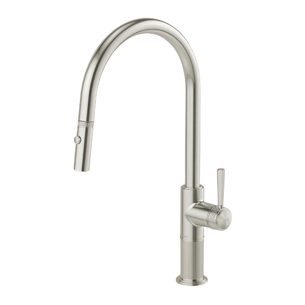 Phoenix Wiltern Pull Out Sink Mixer Brushed Nickel - Image 3