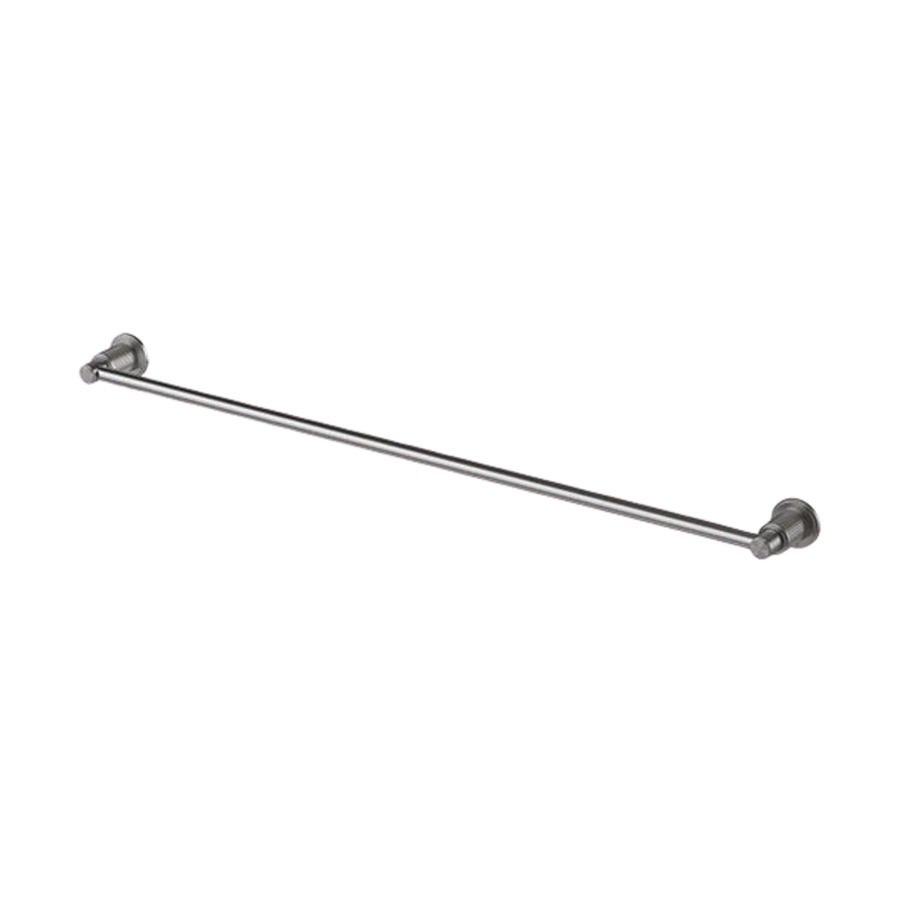 Phoenix Wiltern Single Towel Rail 800mm Brushed Carbon - Image 3