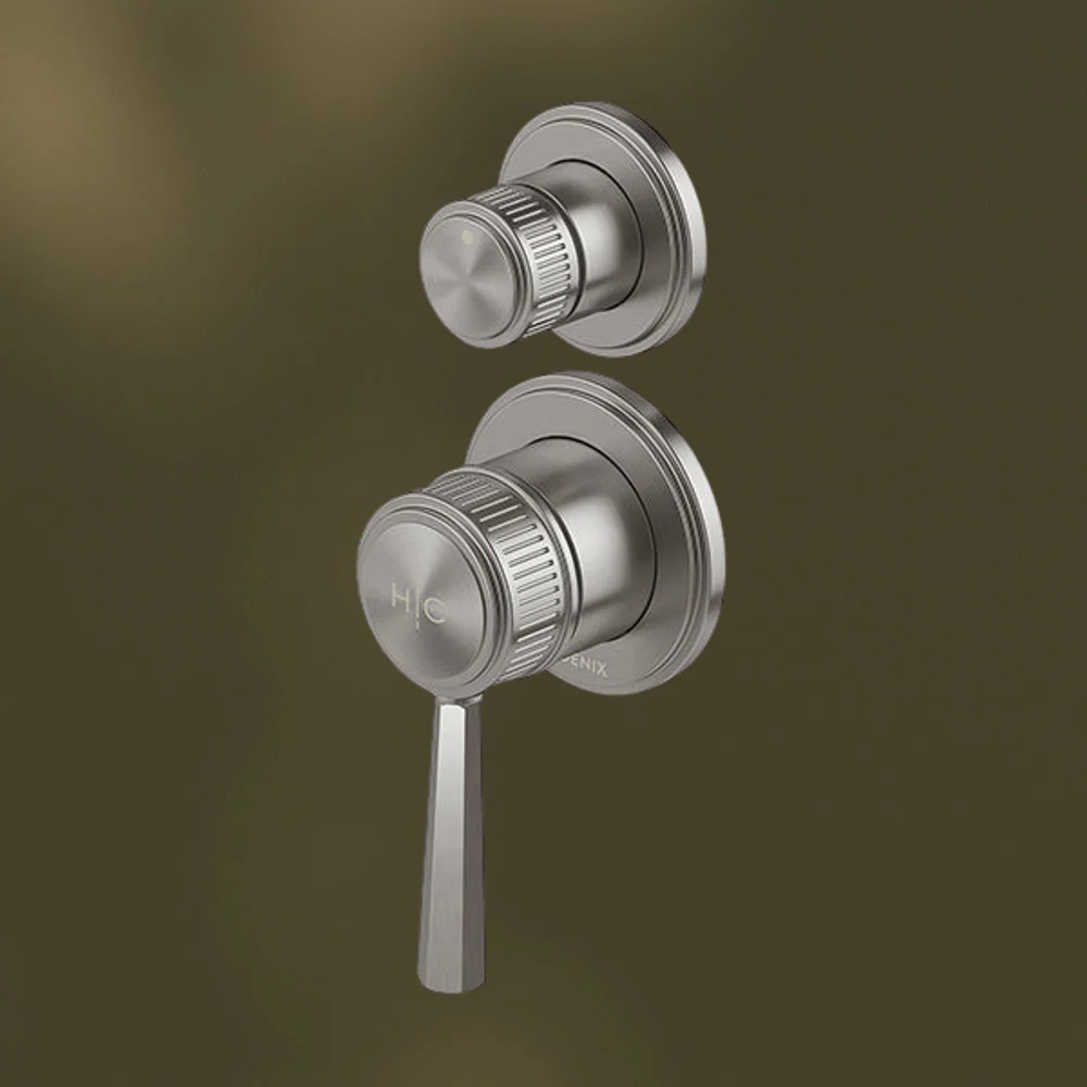Phoenix Wiltern SwitchMix Shower/Bath Diverter Mixer (Fit-Off Kit) Brushed Carbon - Image 2