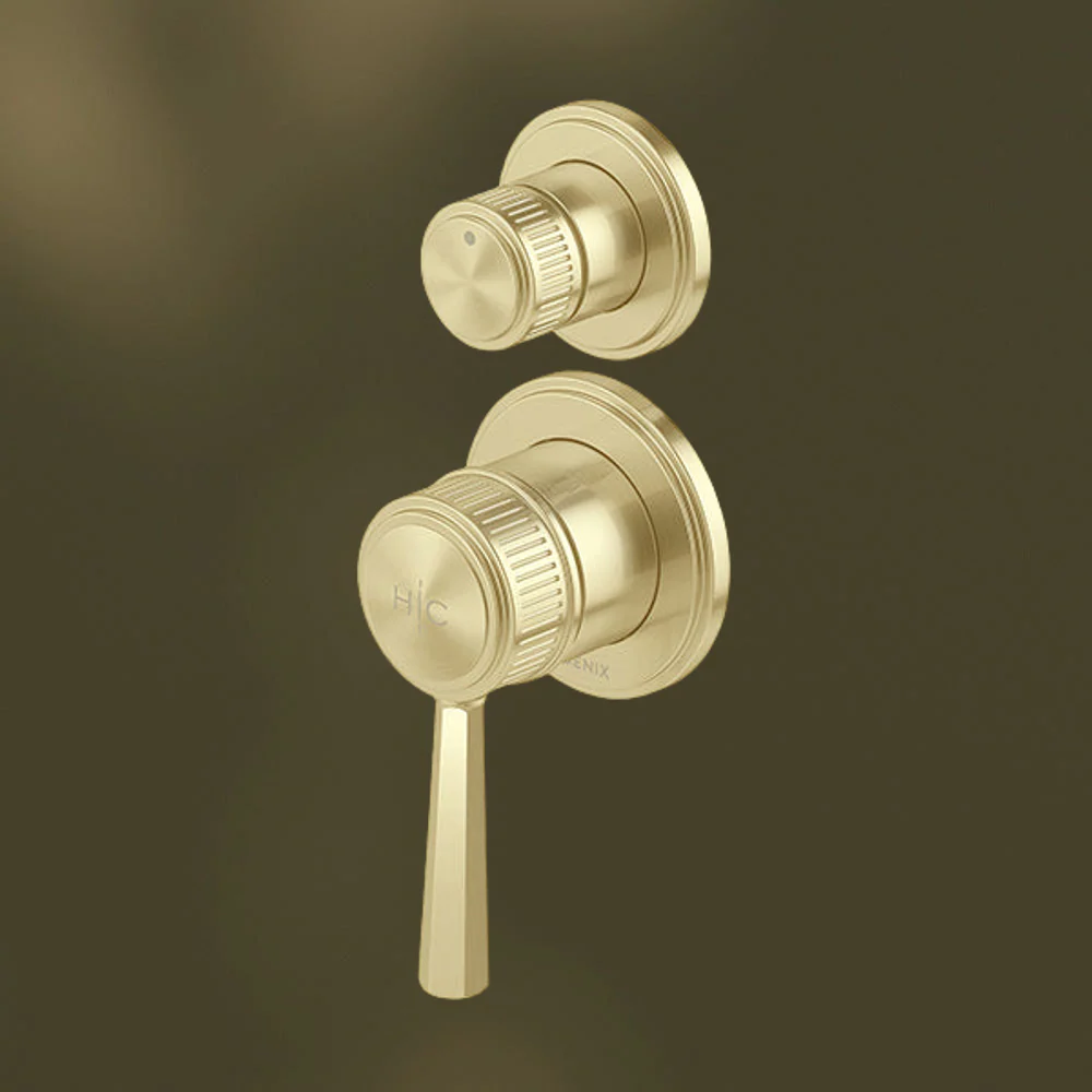Phoenix Wiltern SwitchMix Shower/Bath Diverter Mixer (Fit-Off Kit) Brushed Gold - Image 2