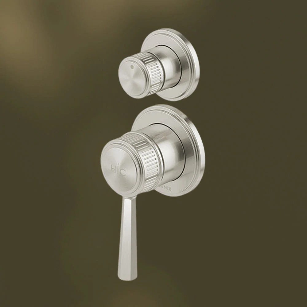 Phoenix Wiltern SwitchMix Shower/Bath Diverter Mixer (Fit-Off Kit) Brushed Nickel - Image 2