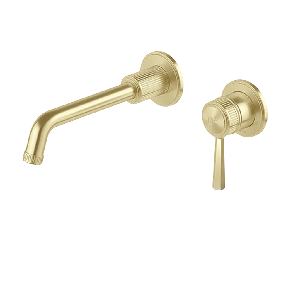 Phoenix Wiltern SwitchMix Wall Basin/Bath Mixer Set (Fit-Off Kit) Brushed Gold