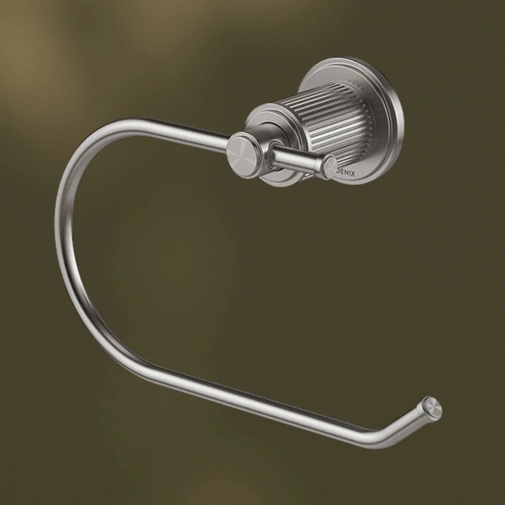 Phoenix Wiltern Toilet Roll Holder Brushed Carbon - Image 2