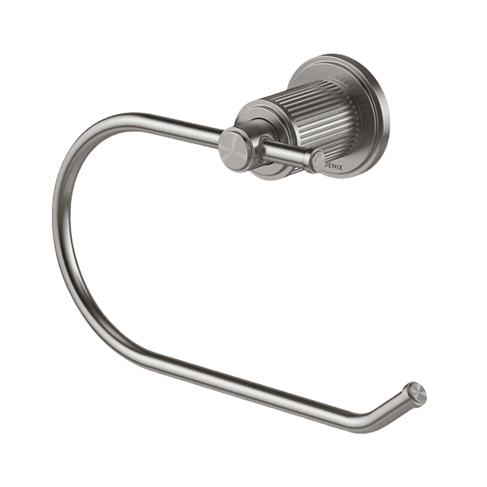 Phoenix Wiltern Toilet Roll Holder Brushed Carbon - Image 3