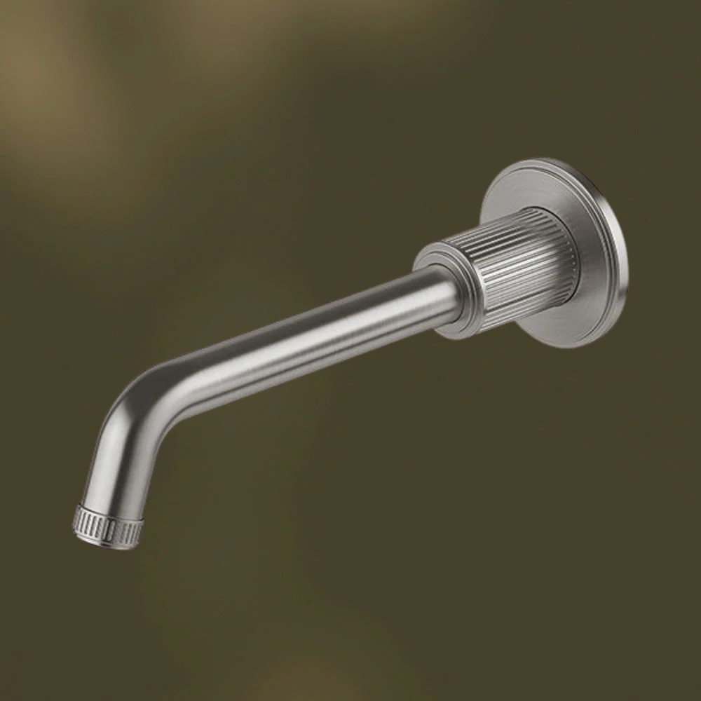 Phoenix Wiltern Wall Basin/Bath Outlet Brushed Carbon - Image 2