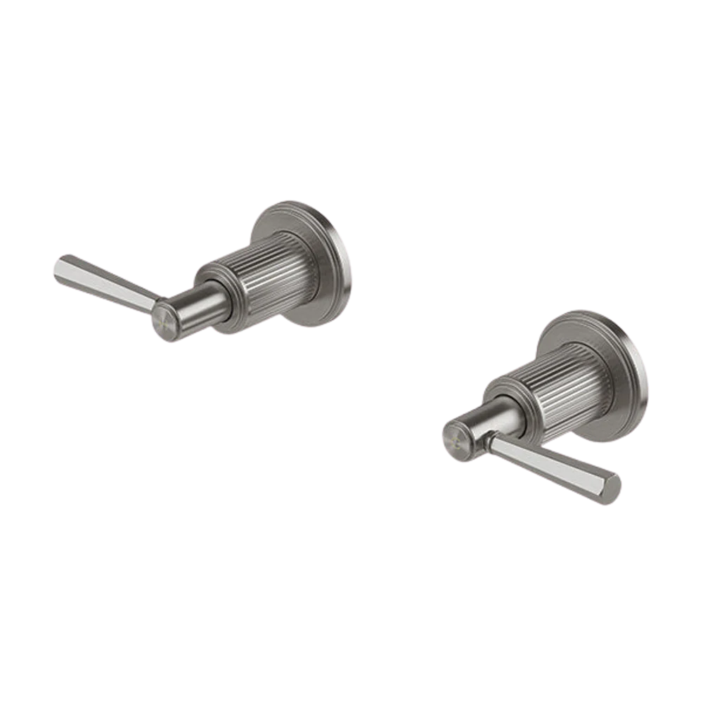 Phoenix Wiltern Wall Top Assembly Extended Spindles 15mm Brushed Carbon - Image 3