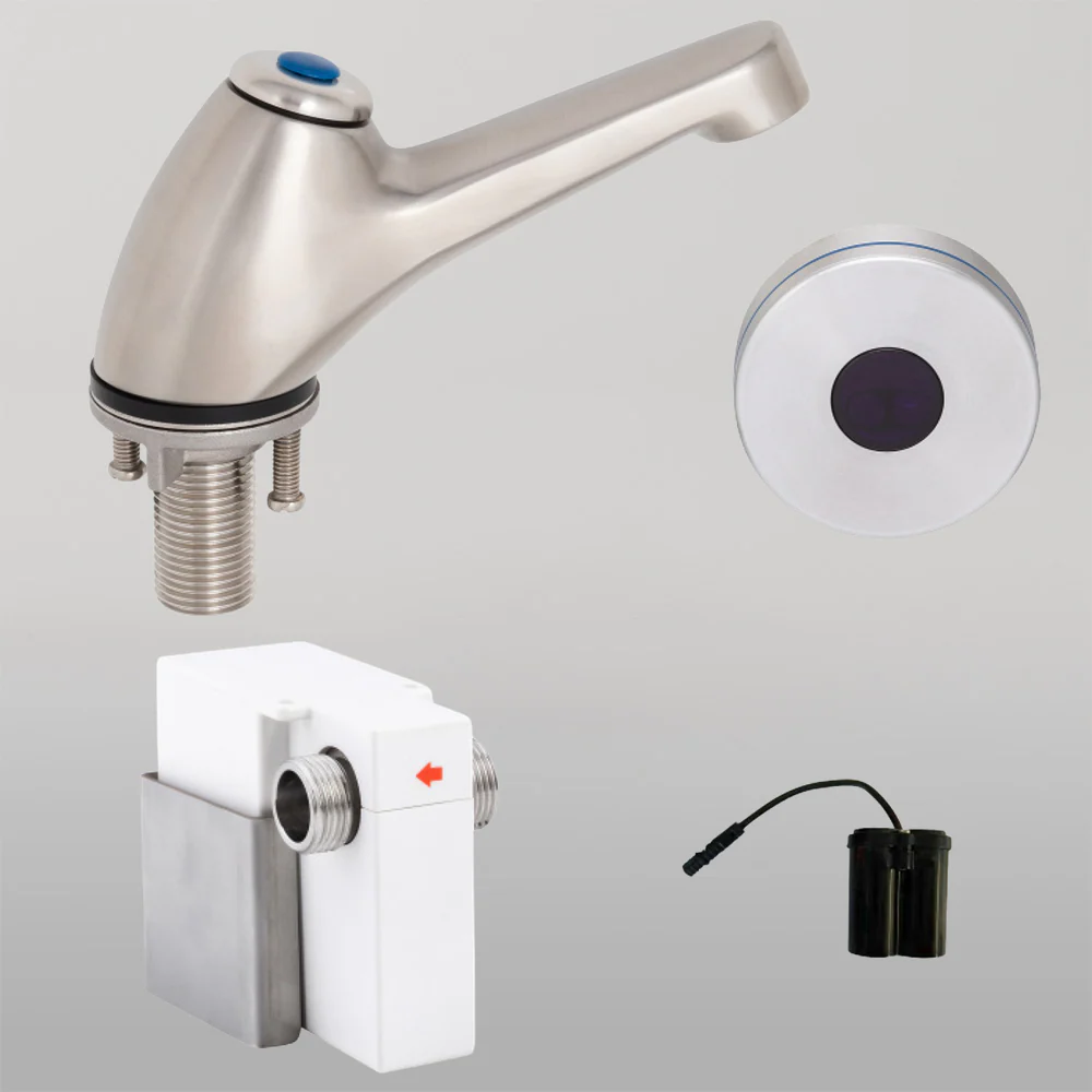 3monkeez Pillar Tap with Hob-Mount Sensor Battery Operated - Image 2