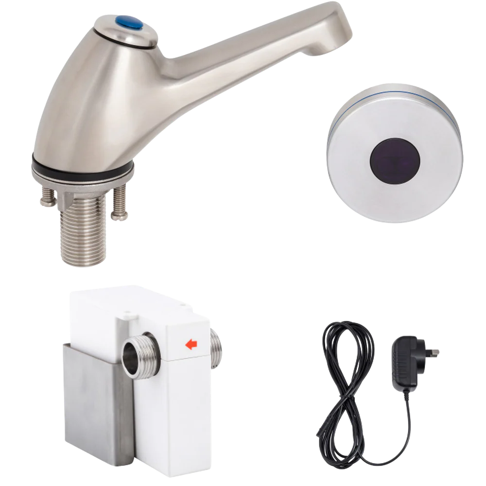 3monkeez Pillar Tap with Hob-Mount Sensor Mains Operated - Image 4