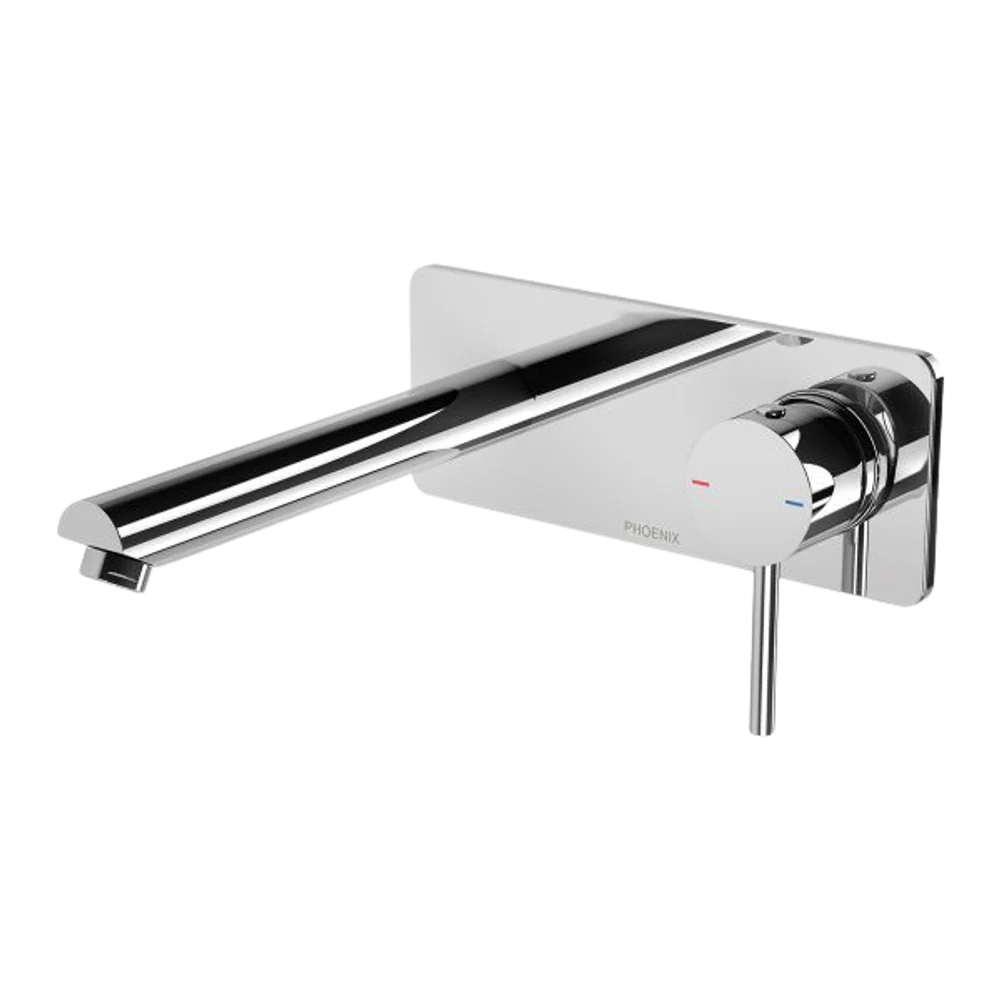 Phoenix Pina Wall Basin / Bath Mixer Set 180mm (Trim Kit Only) Lead Free Chrome - Image 3