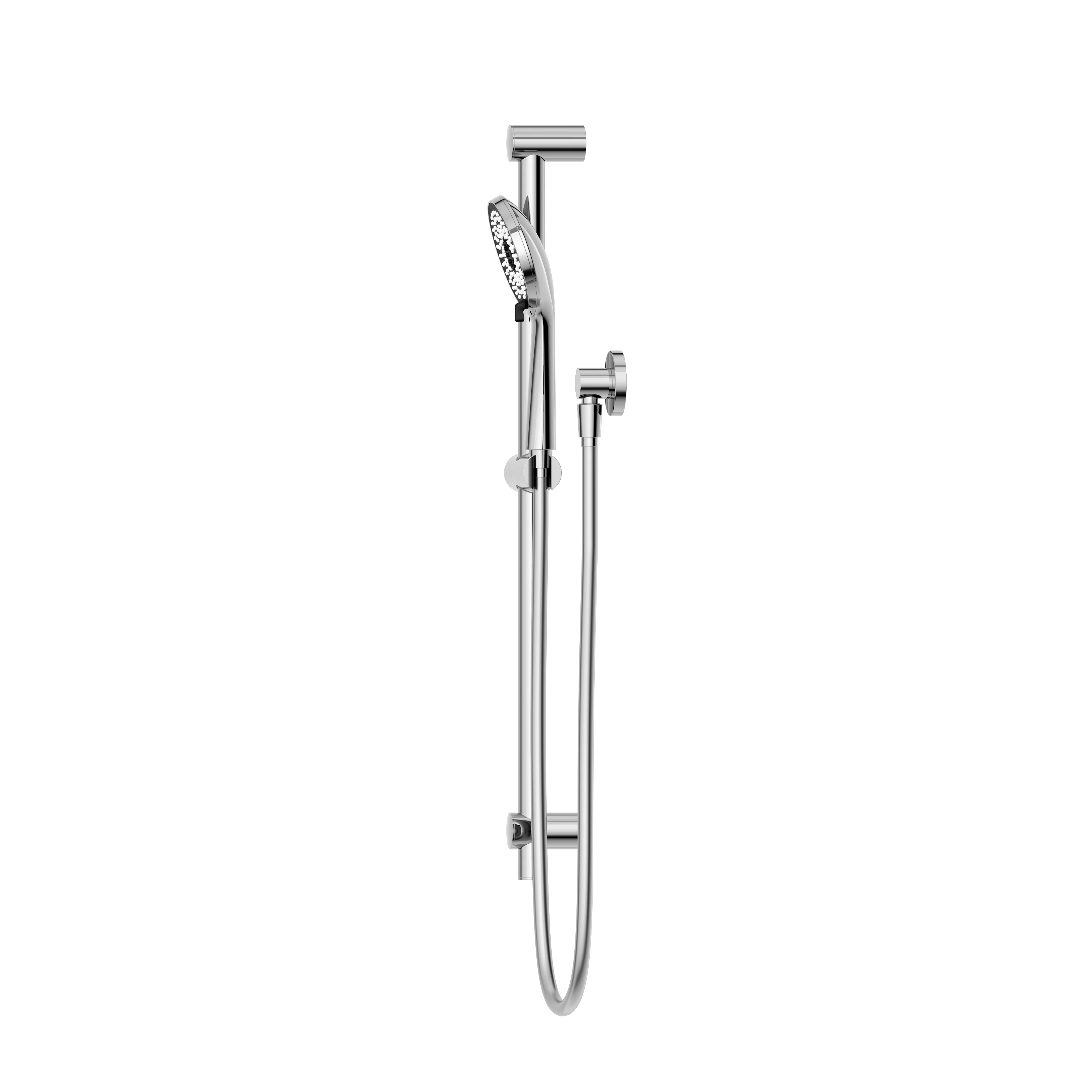 Nero Round Metal Project Rail Shower Chrome - Image 4