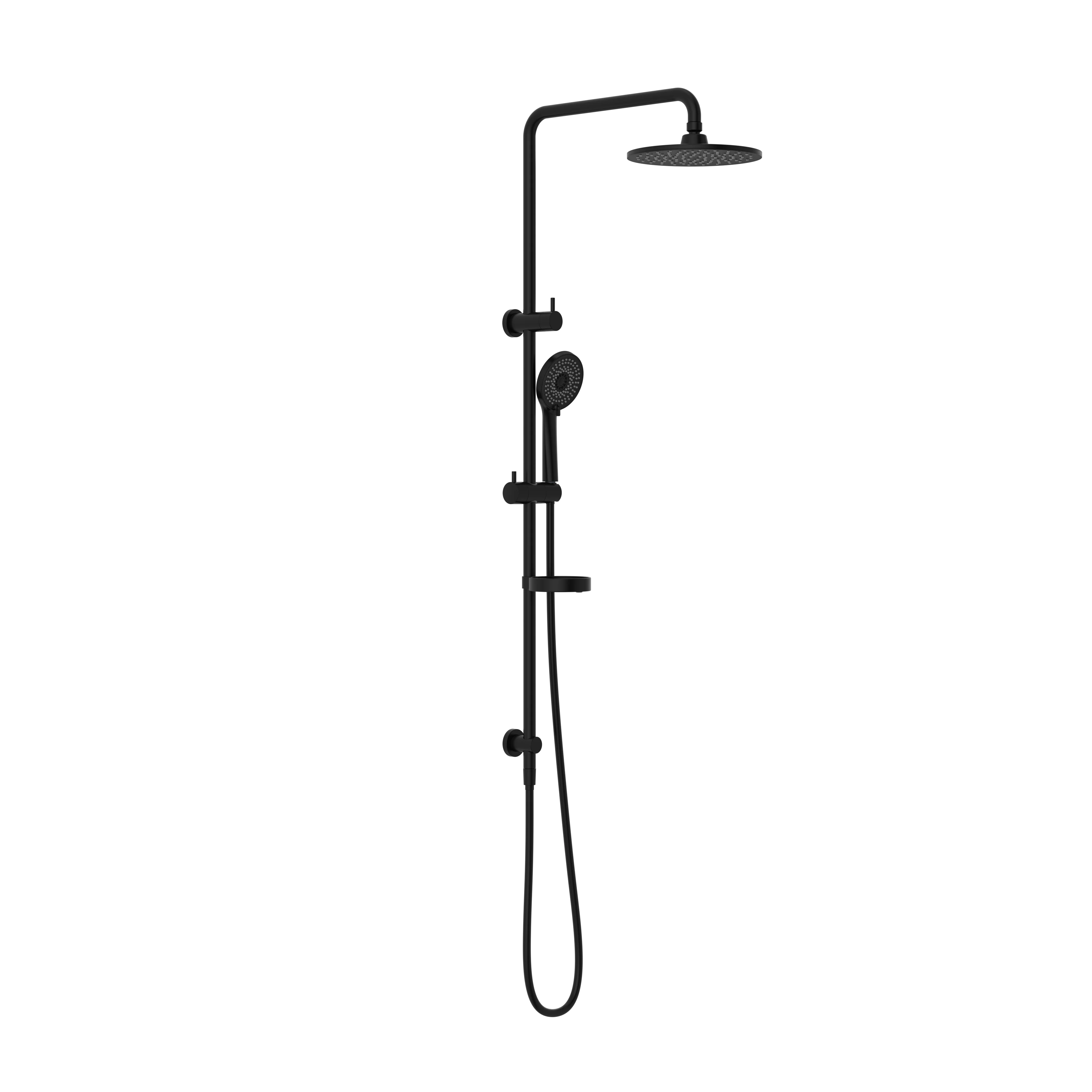 Nero Project Twin Shower Set Matte Black