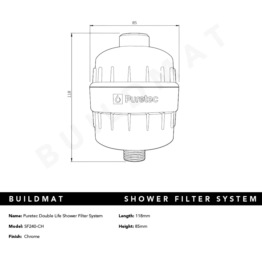Puretec Double Life Shower Filter System - Image 4