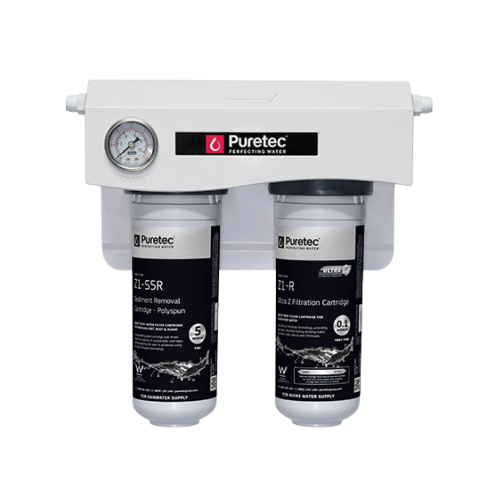 Puretec Undersink Rainwater Dual Filter Kit, 0.1 Micron with QuickTwist - Image 3