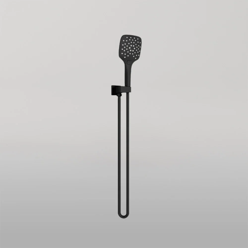 Nero Rain Square 3 Function Shower On Bracket Matte Black - Image 2