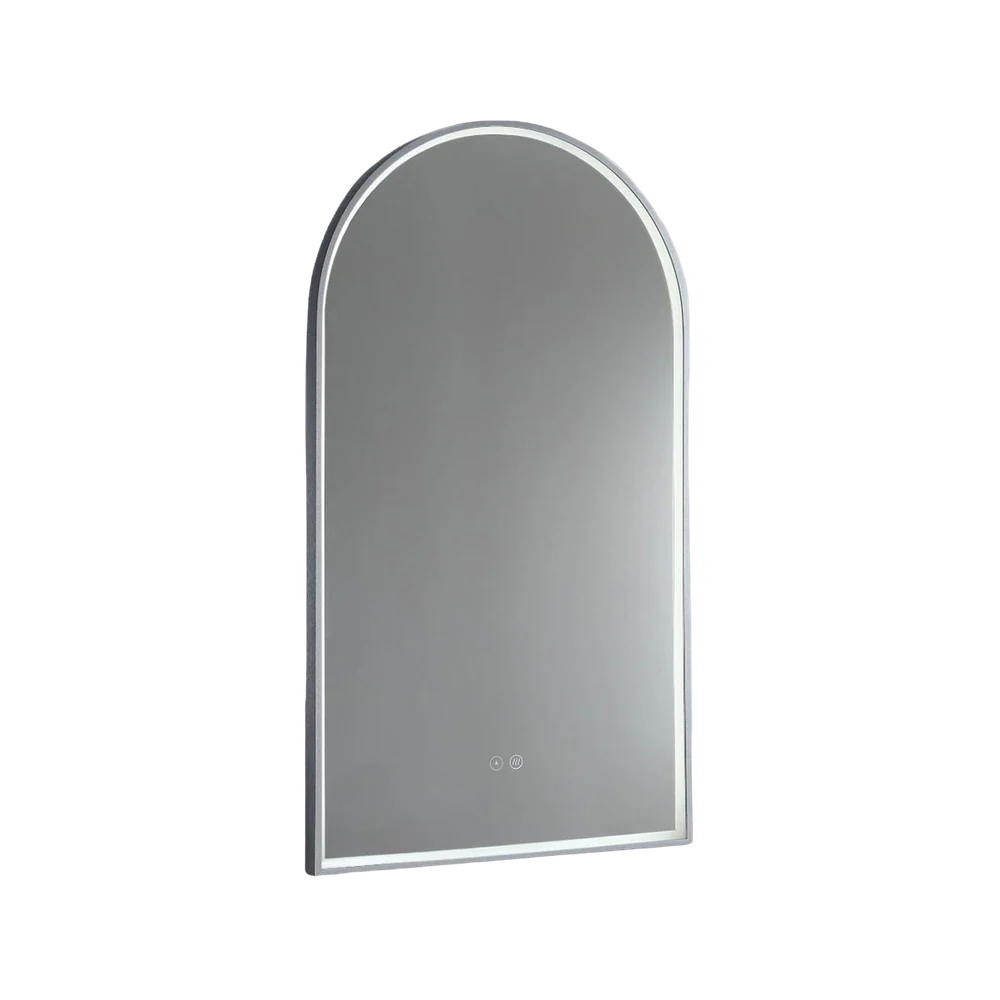 Remer Arch LED Mirror 500mm Georgian Metal - Image 3
