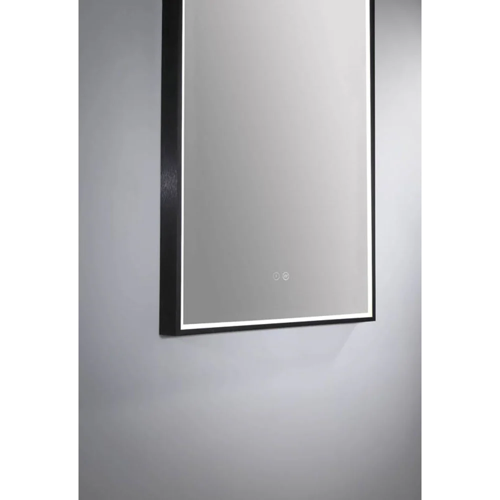 Remer Arch LED Mirror 500mm Manhattan Black - Image 2