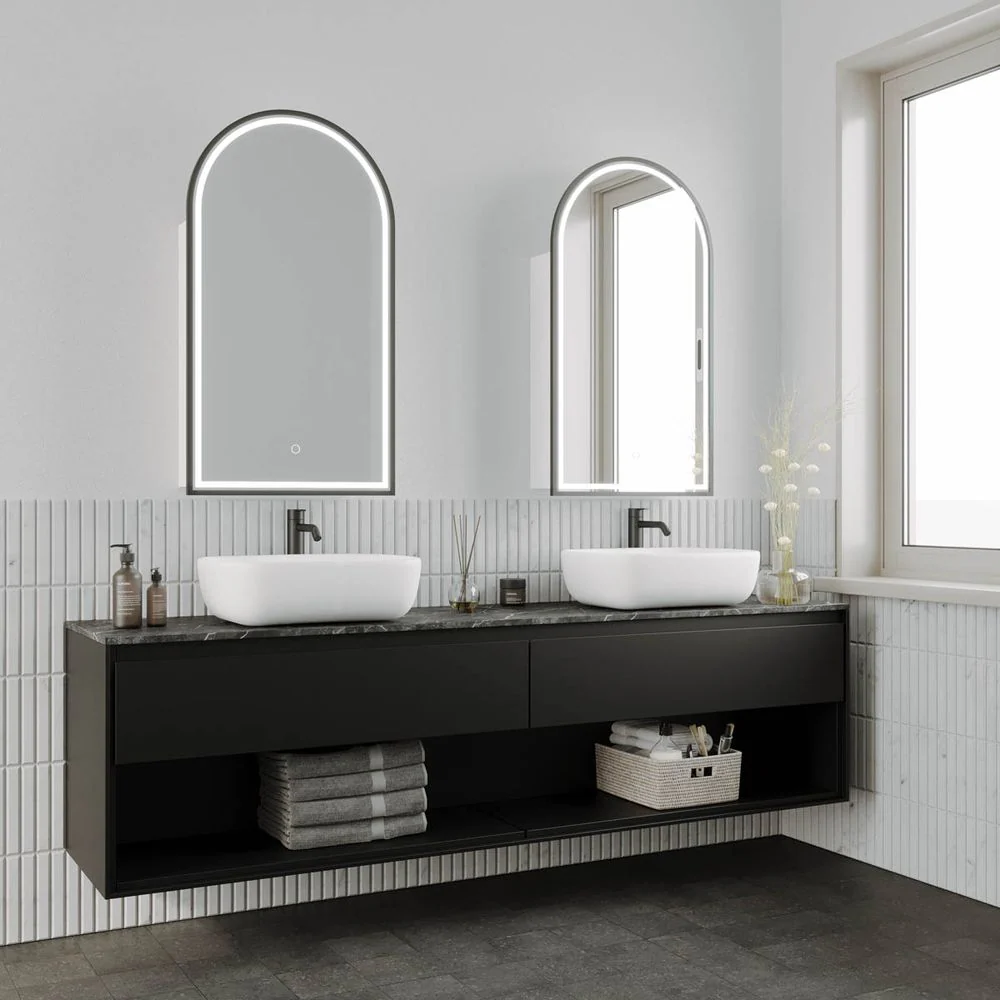 Remer Blanca LED Shaving Cabinet Manhattan Black - Image 3