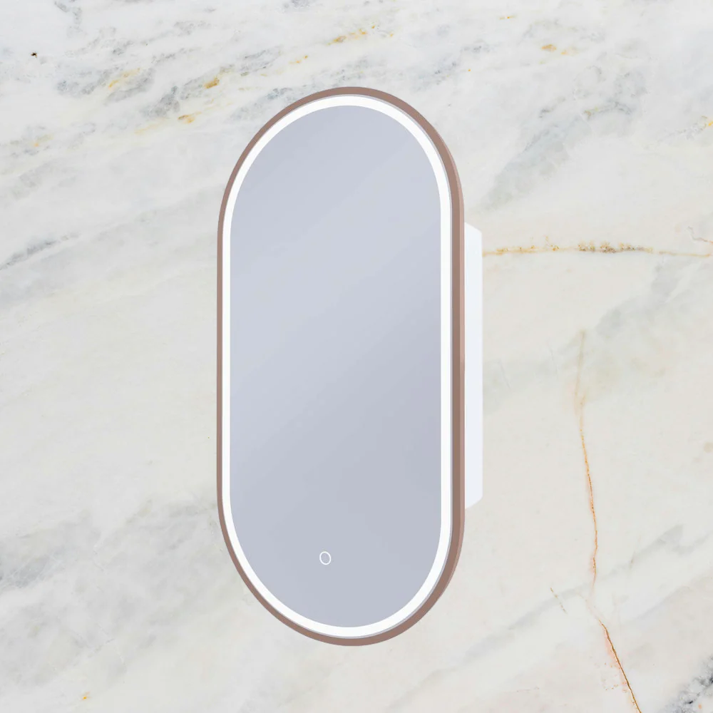 Remer Capsule LED Shaving Cabinet Cuban Bronze - Image 2