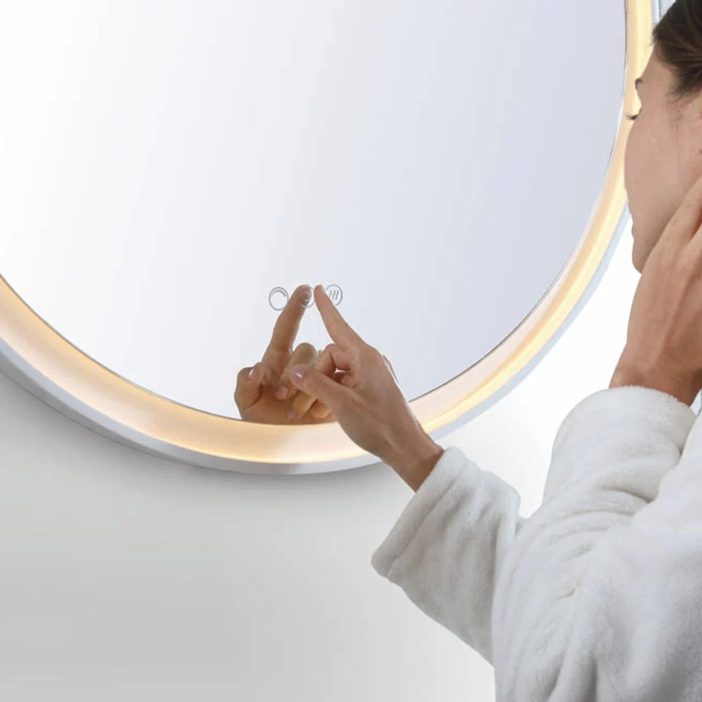 Remer Eclipse LED Mirror 600mm Milano White - Image 5