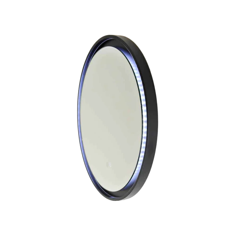 Remer Eclipse LED Mirror 800mm Manhattan Black with Dimmer - Image 3