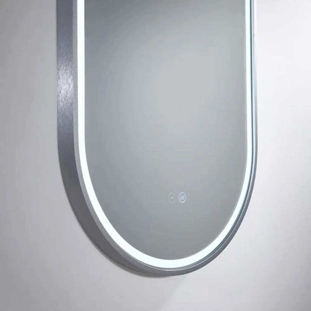 Remer Gatsby LED Mirror 450mm Georgian Metal - Image 2