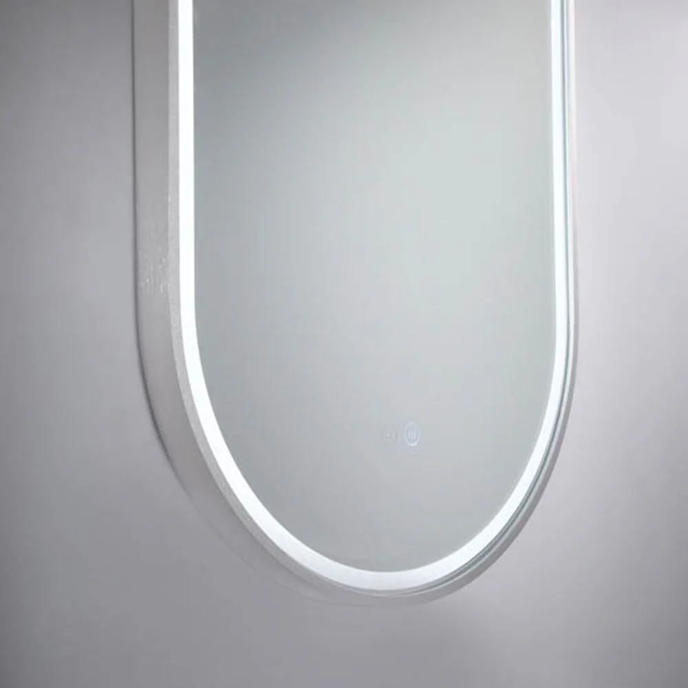 Remer Gatsby LED Mirror 600mm Brits Nickel - Image 2