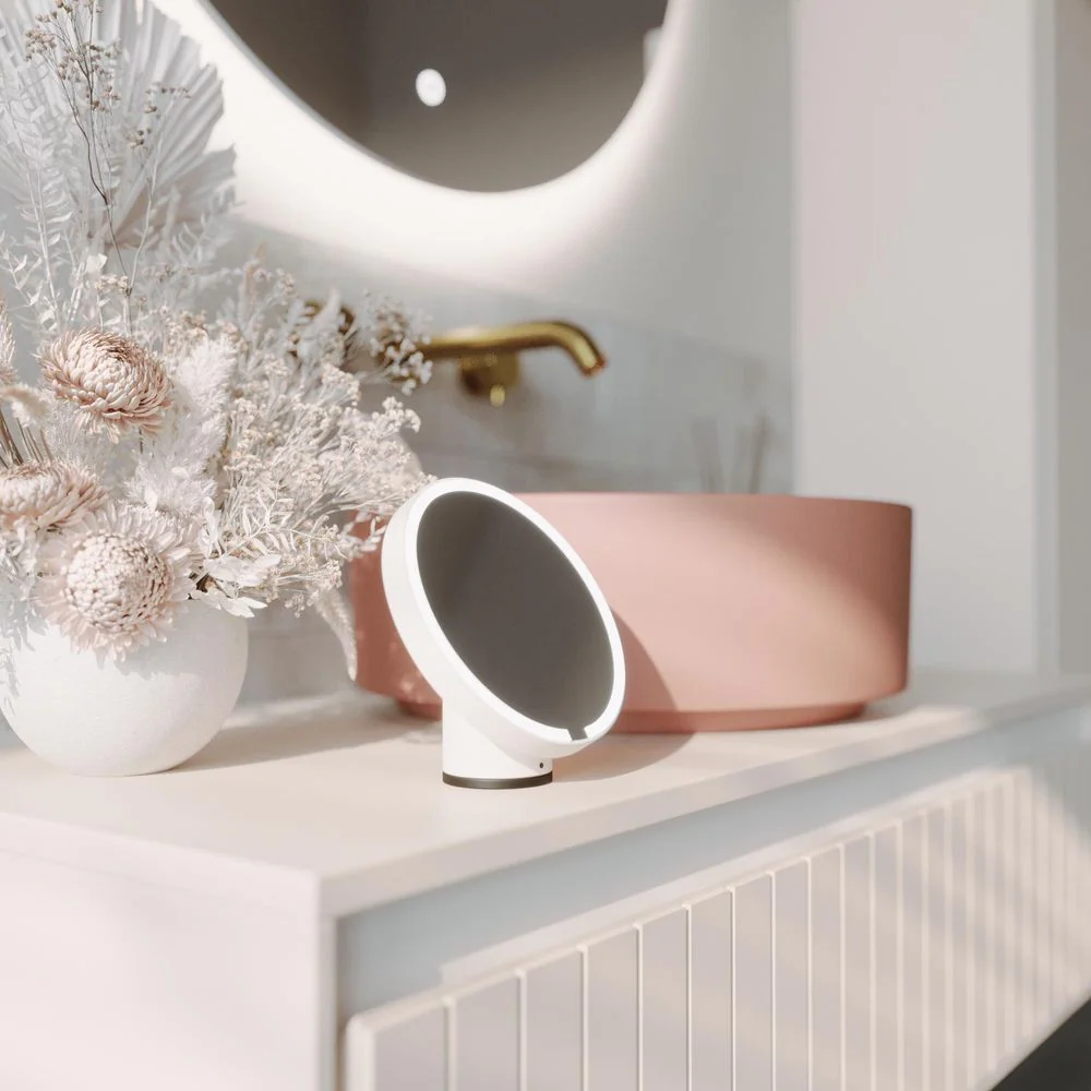 Remer Great Arch LED Mirror 700mm Brits Nickel - Image 5