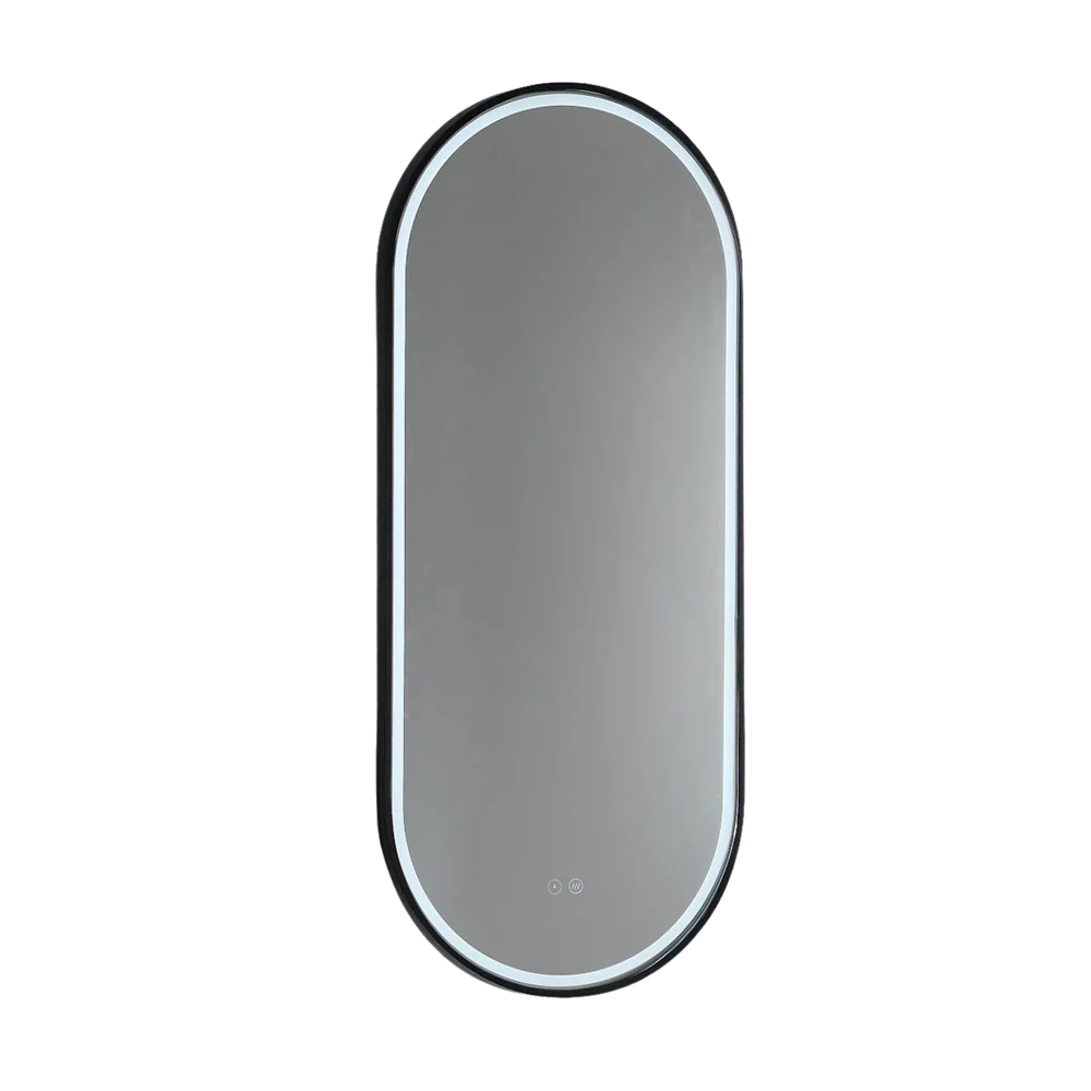 Remer Great Gatsby LED Mirror 1200mm Manhattan Black