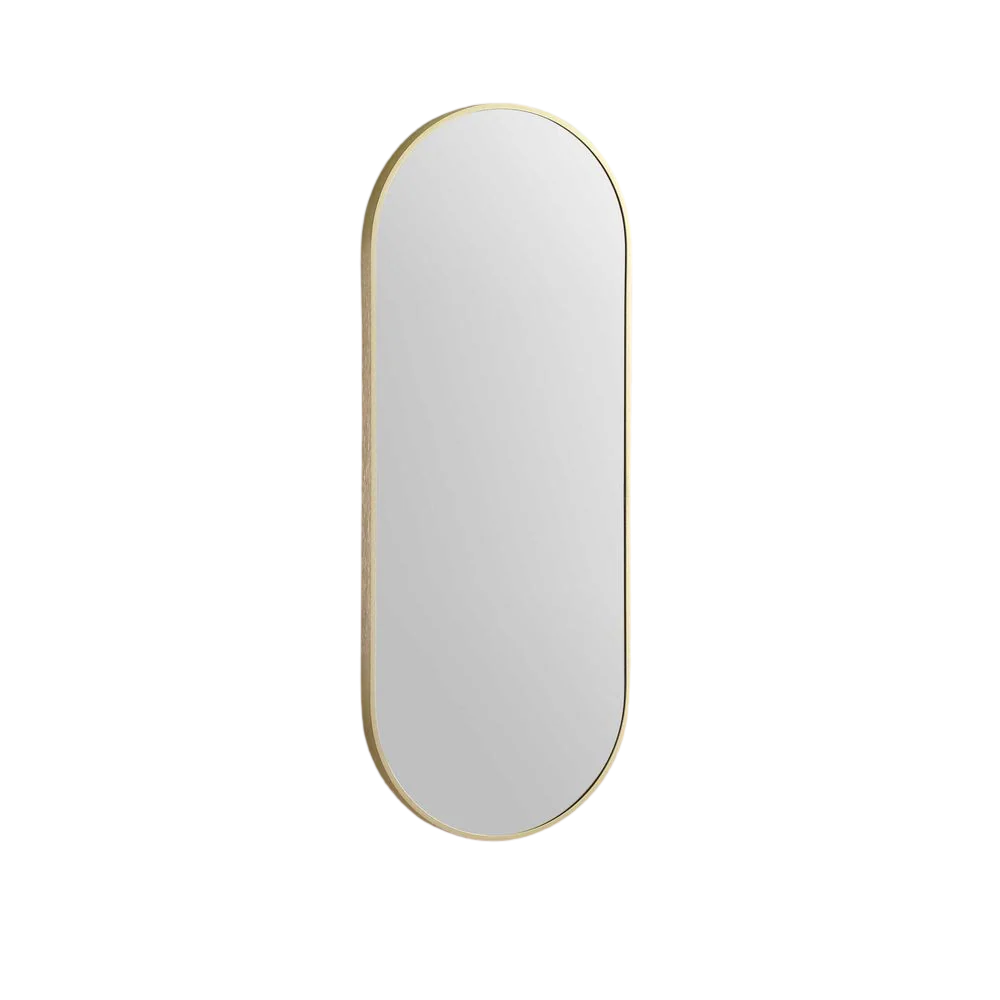 Remer Modern Oblong Mirror 1210mm Nordic Gold