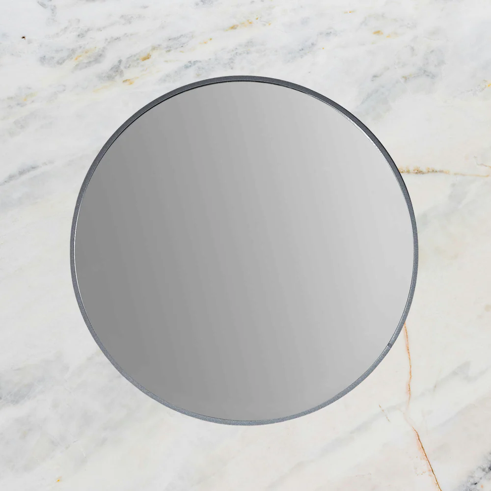 Remer Modern Round Mirror 610mm Georgian Metal - Image 2