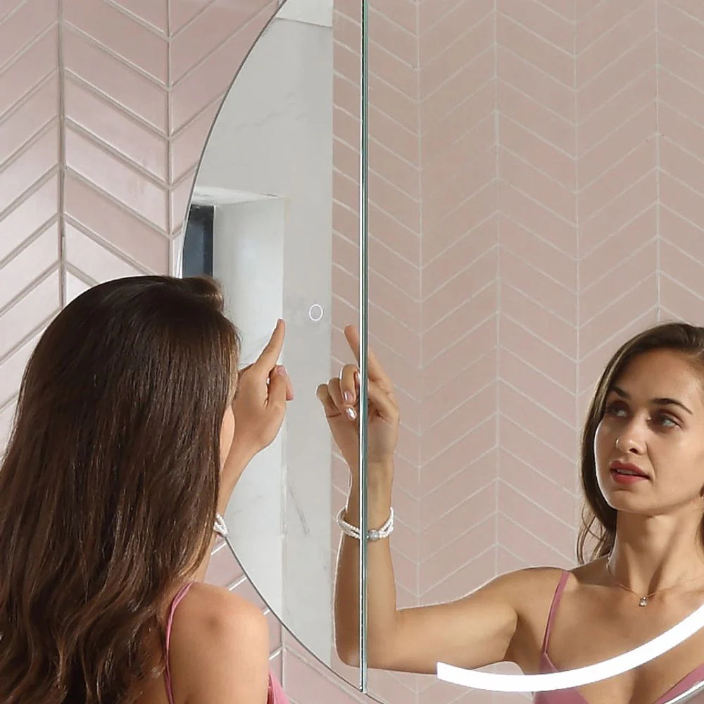 Remer Pearl LED Shaving Cabinet Frameless - Image 5
