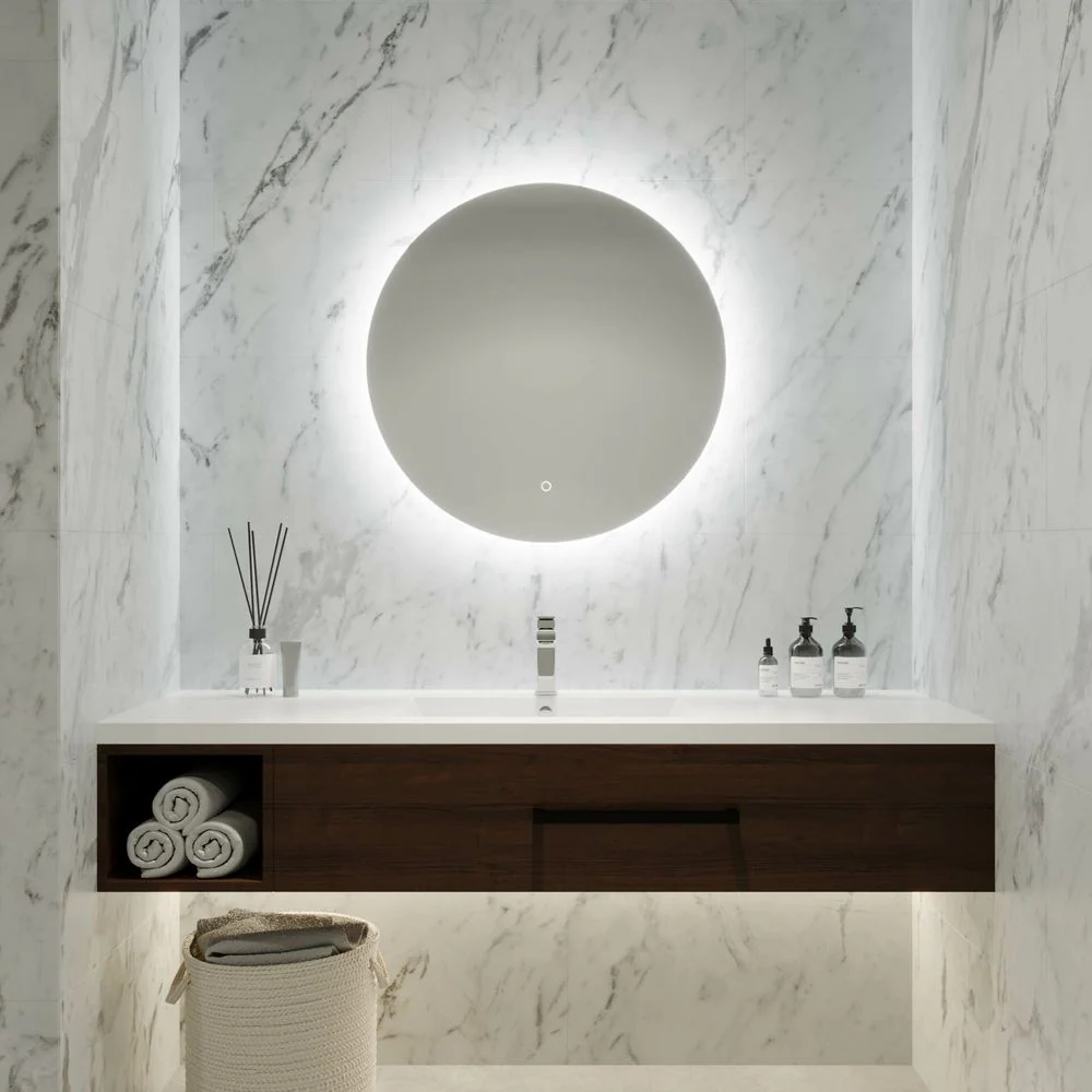 Remer S-Series Bespoke LED Mirror 800mm Frameless - Image 2