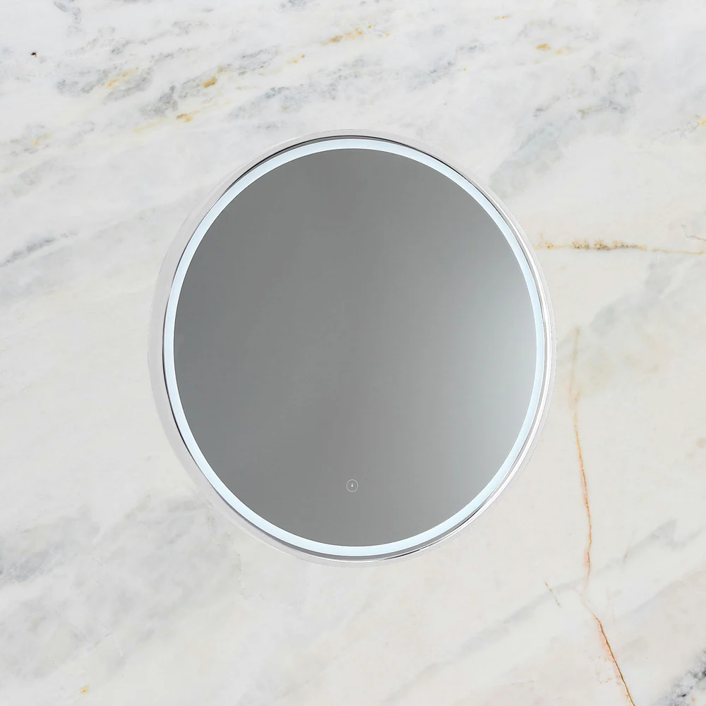 Remer Sphere LED Mirror 800mm Milano White - Image 2