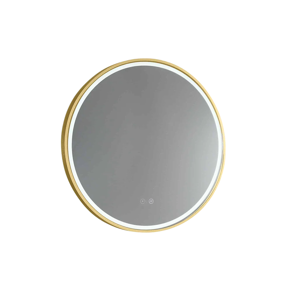 Remer Sphere LED Mirror 800mm Nordic Gold - Image 3