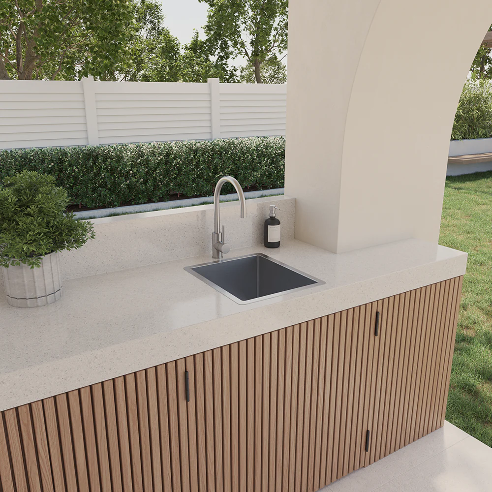 Alma Ross 380x450 Alfresco 316 Stainless Steel Sink - Image 2
