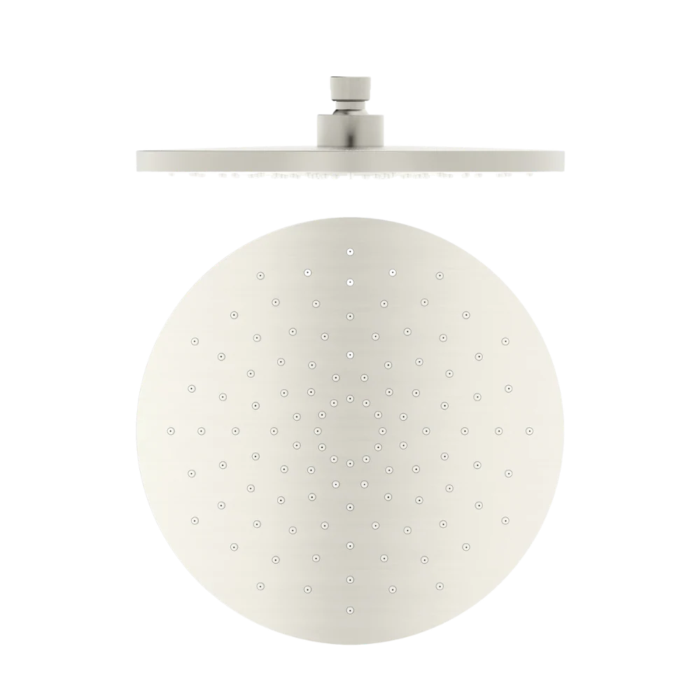 Nero Round ABS Shower Head 250mm Brushed Nickel - Image 3