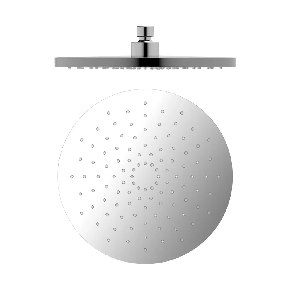 Nero Round ABS Shower Head 250mm Chrome - Image 3