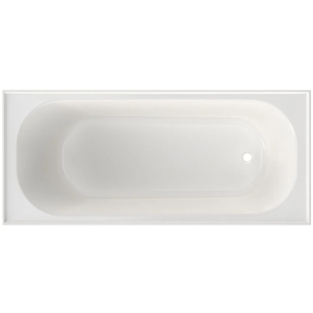 Caroma Round Bath 1675 No Overflow White - Image 2