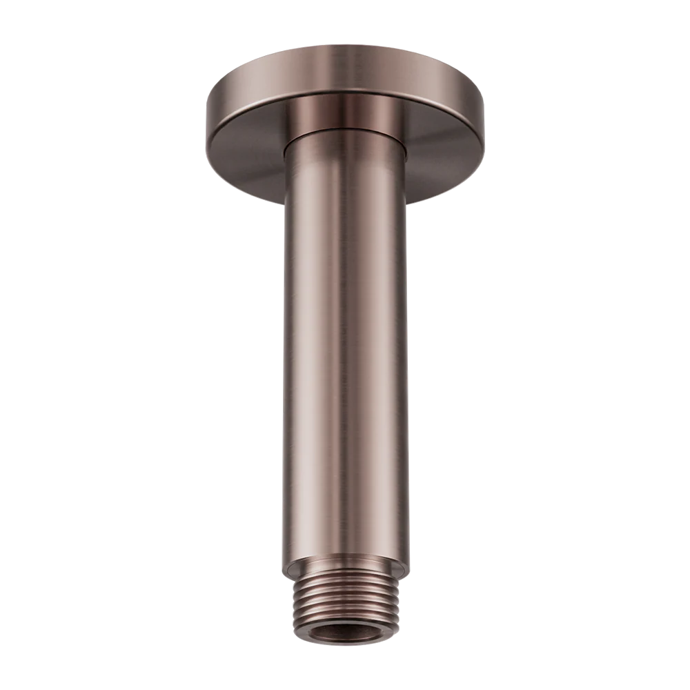 Nero Round Ceiling Arm 100mm Brushed Bronze - Image 3