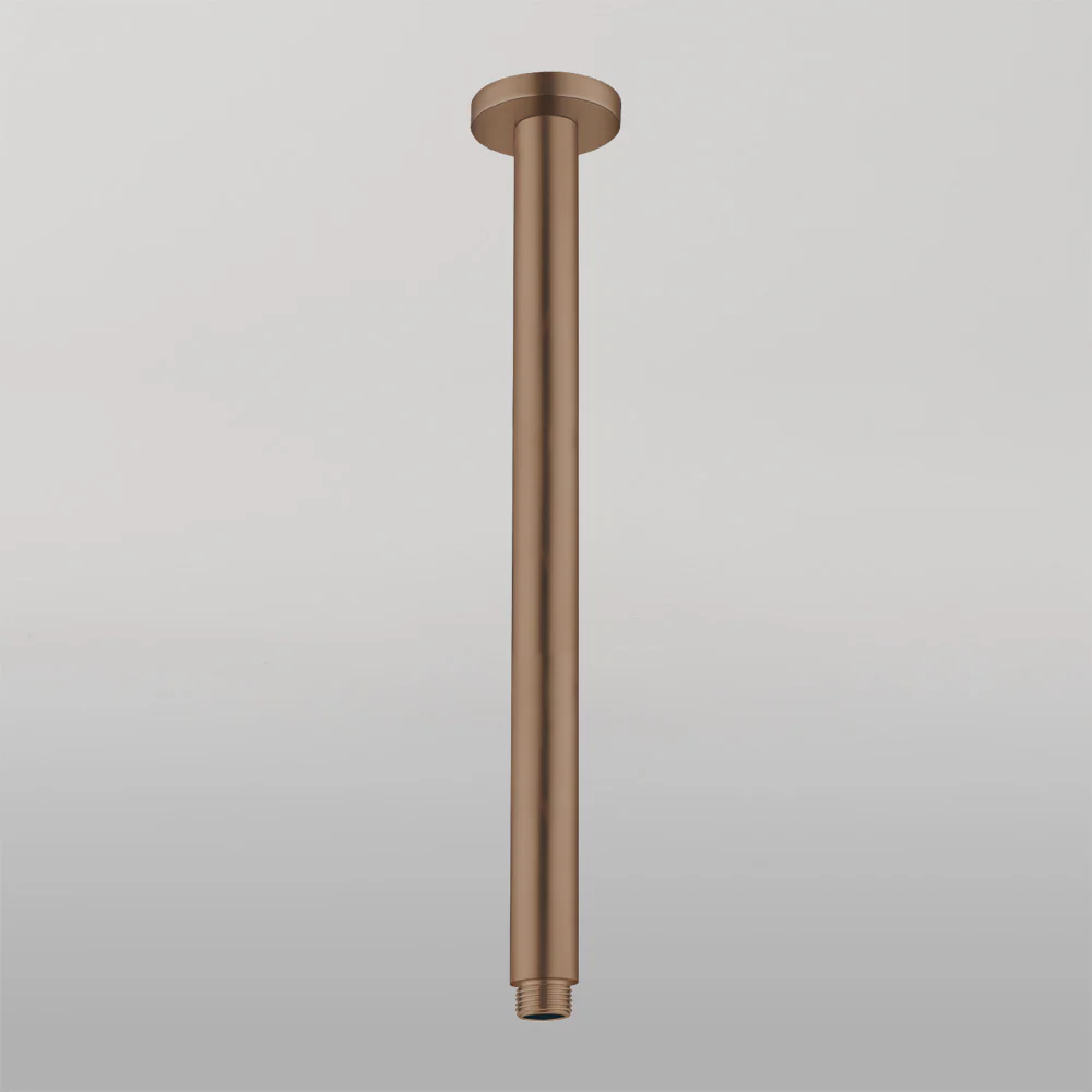Nero Round Ceiling Arm 150mm Length Brushed Bronze - Image 2