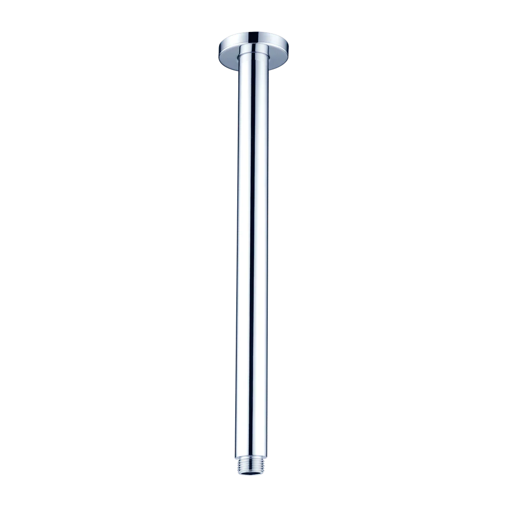 Nero Round Ceiling Arm 600mm Length Chrome - Image 3